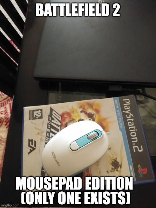 Yes |  BATTLEFIELD 2; MOUSEPAD EDITION; (ONLY ONE EXISTS) | image tagged in well yes but actually no | made w/ Imgflip meme maker