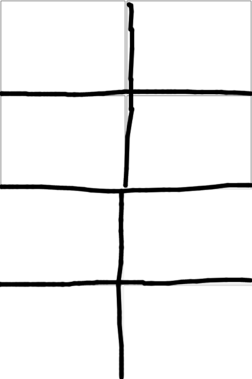 Blank Comic template (4x4) Blank Meme Template