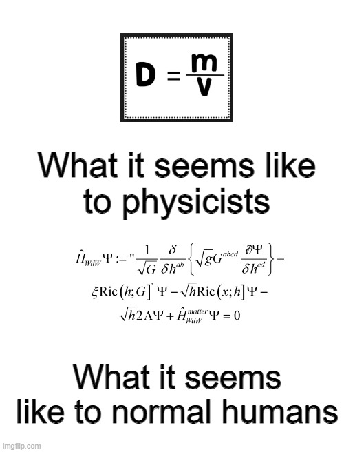 Me before my physics eam: | What it seems like to physicists; What it seems like to normal humans | image tagged in physics | made w/ Imgflip meme maker