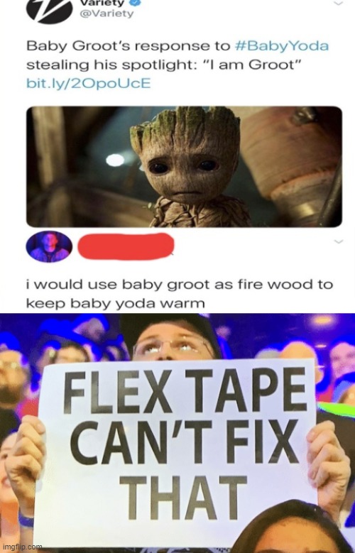 burned- | image tagged in flex tape cant fix that | made w/ Imgflip meme maker