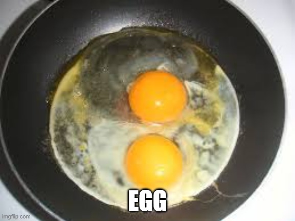 fried eggs | EGG | image tagged in fried eggs | made w/ Imgflip meme maker
