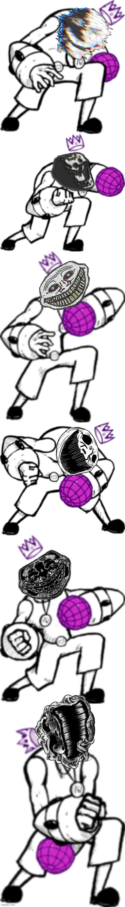 Trollge over Cancer Lord. | made w/ Imgflip meme maker