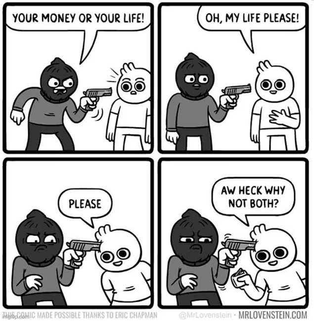 Sure, why not | image tagged in memes,funny,dark humor,kill,dead,lmao | made w/ Imgflip meme maker