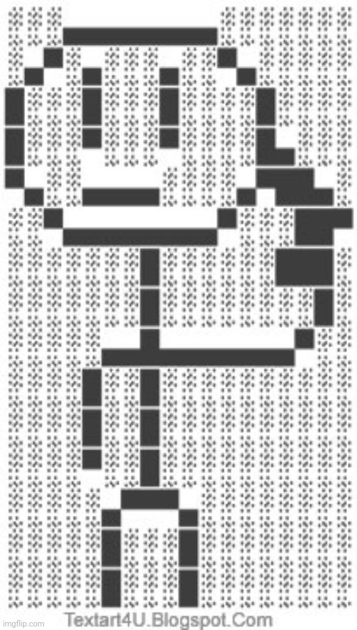 ASCII Suicide | image tagged in ascii suicide | made w/ Imgflip meme maker