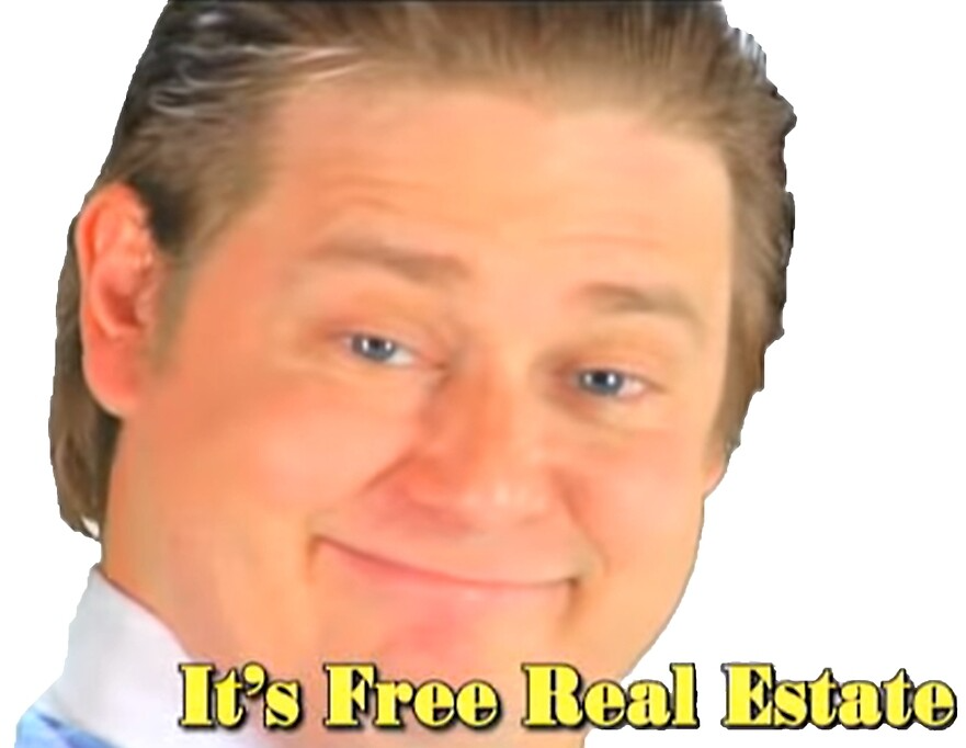 High Quality It's free realestate Blank Meme Template
