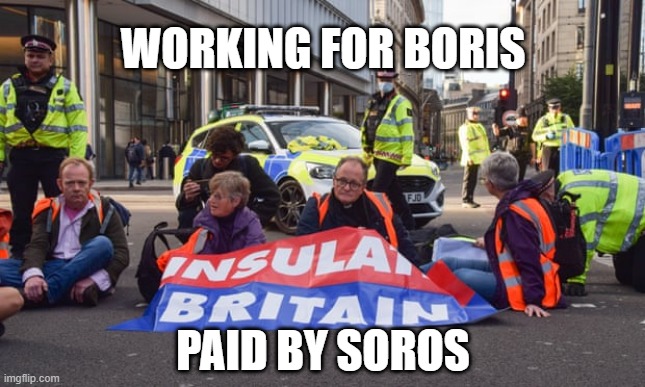 The Great Reset | WORKING FOR BORIS; PAID BY SOROS | image tagged in boris johnson,the great reset,globalism,marxism,communism | made w/ Imgflip meme maker