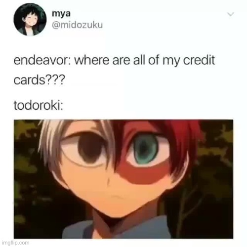 Shoto stole them lol | image tagged in suspicious todoroki | made w/ Imgflip meme maker