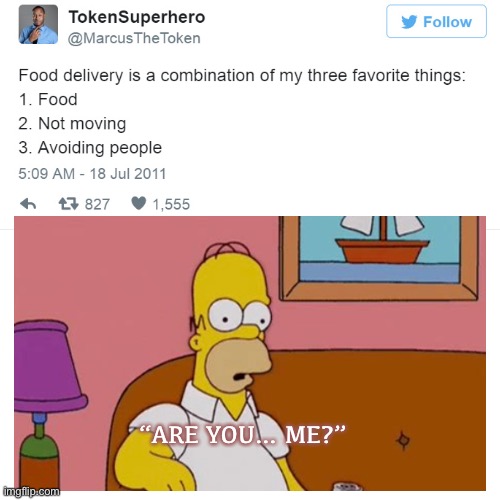 Day Three of finding odd/funny/relatable tweets | “ARE YOU… ME?” | image tagged in twitter,tweets,memes,funny,relatable,same | made w/ Imgflip meme maker