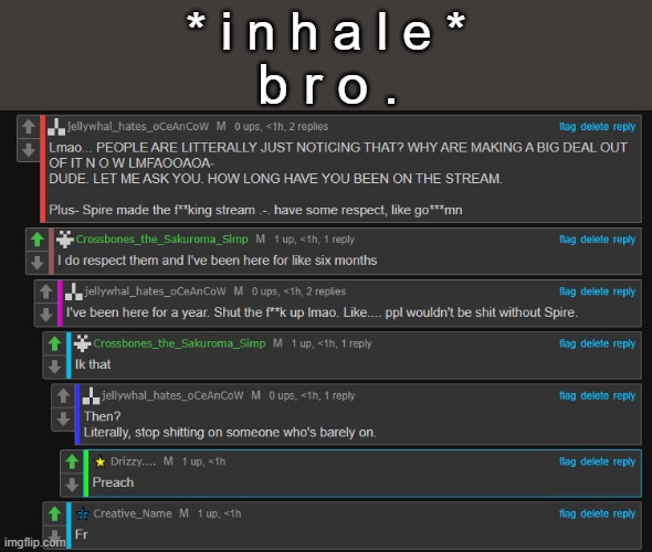 I got mad. Sorry. But someone please explain how ppl came to this conclusion. | * i n h a l e *; b r o . | made w/ Imgflip meme maker