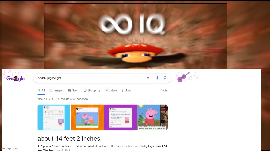 infinity iq, right? | image tagged in memes,infinity iq mario | made w/ Imgflip meme maker