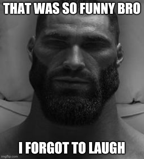 THAT WAS SO FUNNY BRO I FORGOT TO LAUGH | made w/ Imgflip meme maker