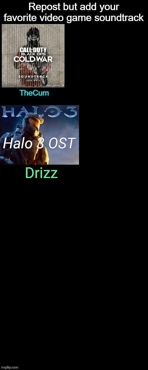 . | Halo 3 OST; Drizz | made w/ Imgflip meme maker