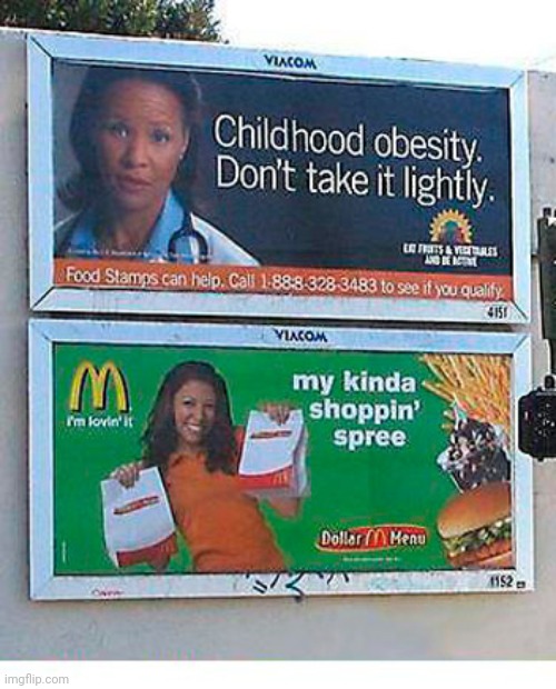 Obesity fail! | image tagged in mcdonald's shopping spree | made w/ Imgflip meme maker