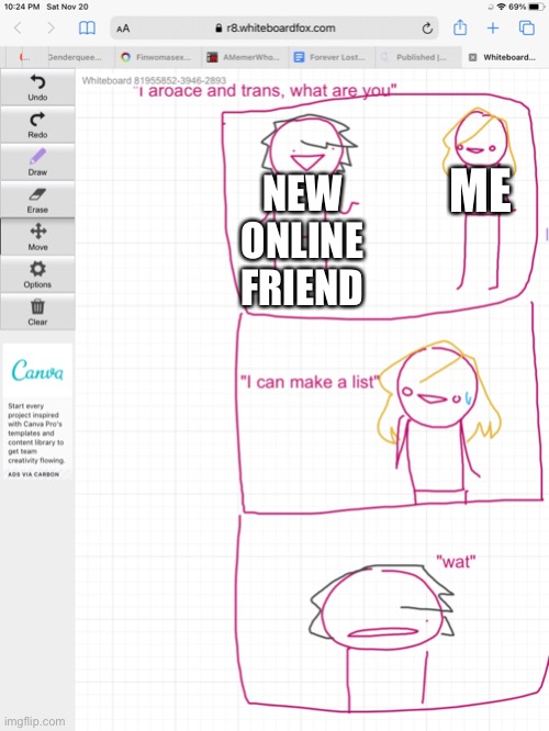 NEW ONLINE FRIEND; ME | made w/ Imgflip meme maker