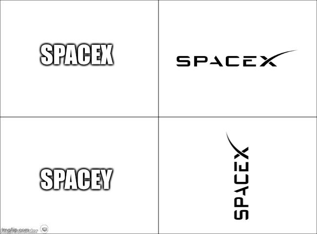 Space (X,Y) |  SPACEX; SPACEY | image tagged in 4 panel comic,spacex,space,elon musk,geometry,memes | made w/ Imgflip meme maker