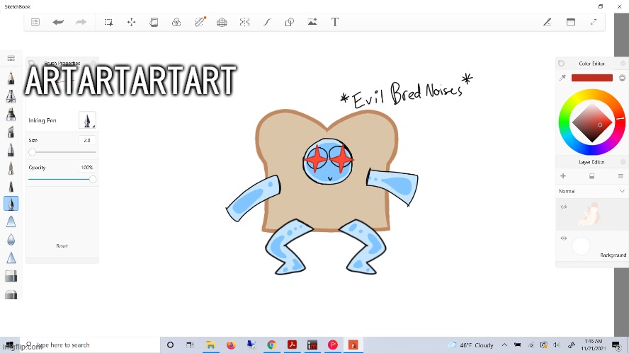:P | ARTARTARTART | made w/ Imgflip meme maker