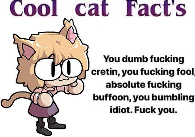High Quality cool cat facts Blank Meme Template