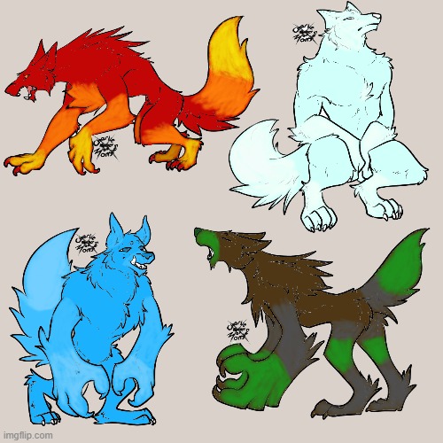 Elemental Werewolf's | made w/ Imgflip meme maker