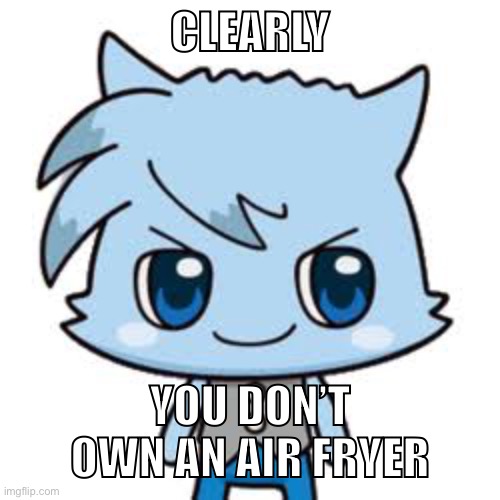 CLEARLY; YOU DON’T OWN AN AIR FRYER | made w/ Imgflip meme maker