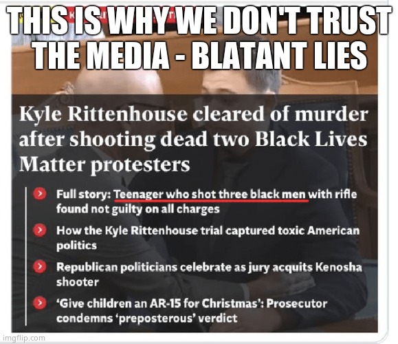 The Media Lying Again | THIS IS WHY WE DON'T TRUST
THE MEDIA - BLATANT LIES | image tagged in memes,msm lies,fake news,independent,political meme | made w/ Imgflip meme maker