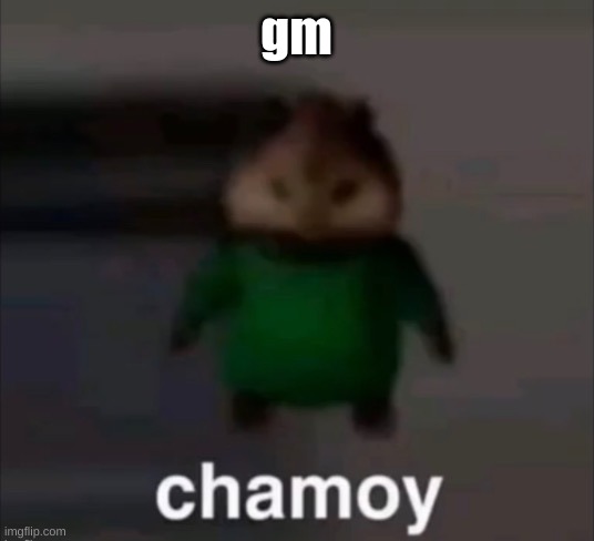 chamoy | gm | image tagged in chamoy | made w/ Imgflip meme maker