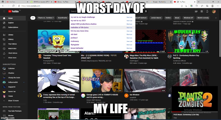 WORST DAY OF; MY LIFE | made w/ Imgflip meme maker