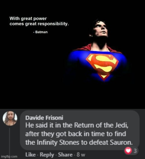 eh, that sounds familiar | image tagged in superhero,star wars | made w/ Imgflip meme maker