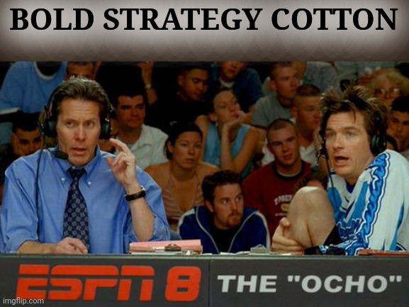 Bold Strategy Cotton | BOLD STRATEGY COTTON | image tagged in bold strategy cotton | made w/ Imgflip meme maker