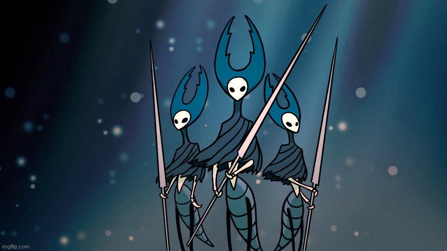 these three made me cry | image tagged in hollow knight,mantis village,mantis lords,boss battle,crying | made w/ Imgflip meme maker
