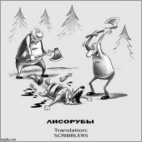 Can Anybody Explain This Russian Cartoon ? | image tagged in russian,cartoon,dark humour | made w/ Imgflip meme maker
