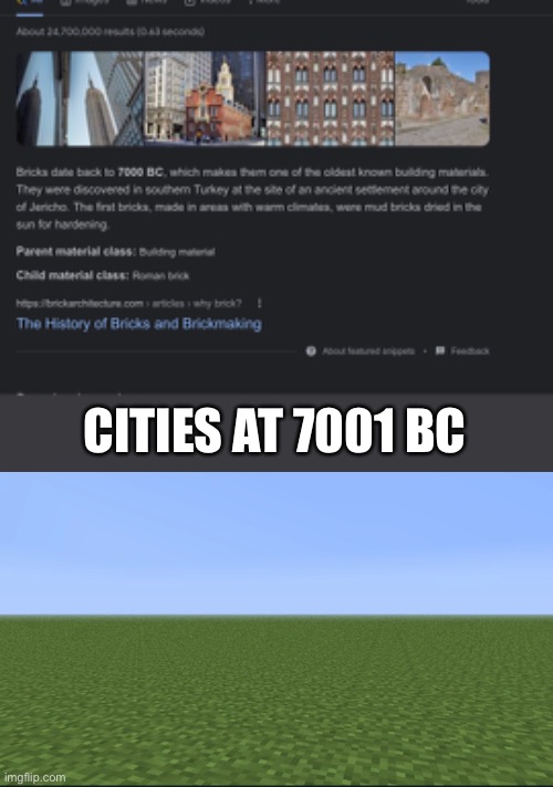 CITIES AT 7001 BC | made w/ Imgflip meme maker
