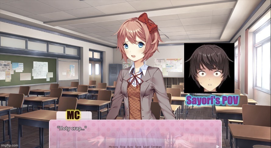 Holy crap... | image tagged in memes,ddlc | made w/ Imgflip meme maker