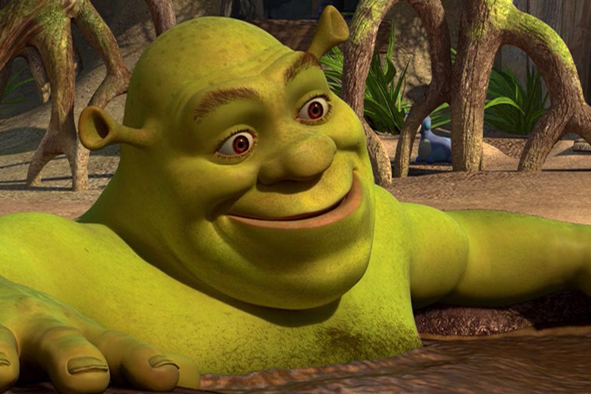 High Quality concerned shrek Blank Meme Template