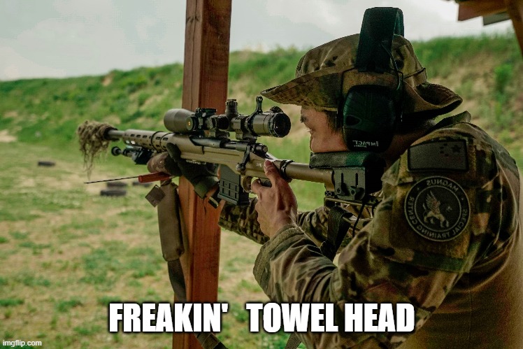 FREAKIN'   TOWEL HEAD | made w/ Imgflip meme maker
