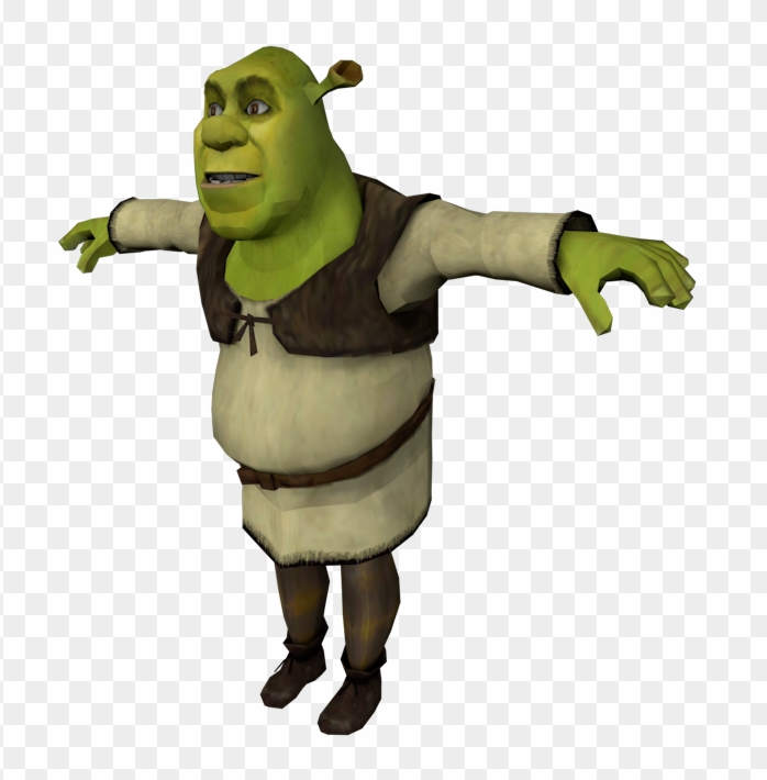 Shrek T-Pose | Sticker