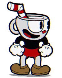 High Quality Cuphead (Transparent) Blank Meme Template