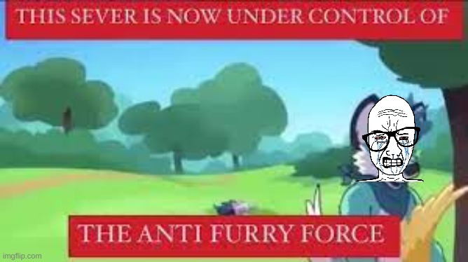 The A.F.F is here | image tagged in no furrys,furries are dumb | made w/ Imgflip meme maker