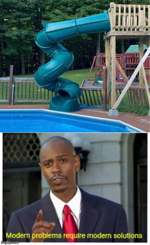 If a playground builds a slide for the pool... | image tagged in modern problems,task failed successfully,you had one job,memes,funny,gifs | made w/ Imgflip meme maker