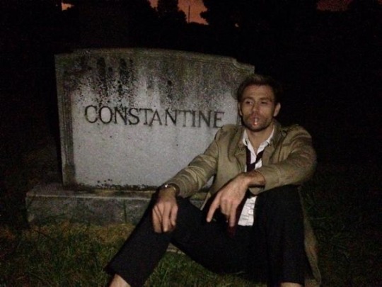 Depressed Constantine (Matt Ryan) Blank Meme Template