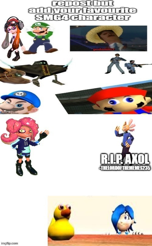 original by TheLordOfTheMemes235 | image tagged in smg4,repost | made w/ Imgflip meme maker