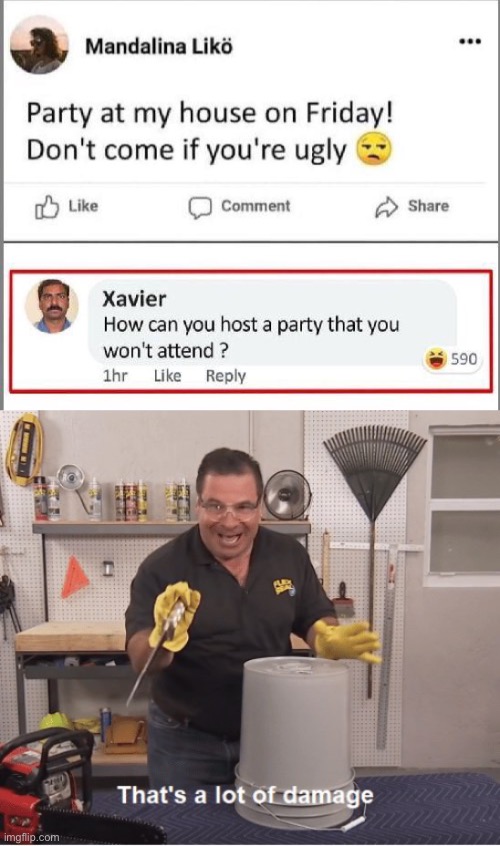dang- | image tagged in thats a lot of damage,funny,apply cold water to burned area,martyrdom,destruction 100,burn | made w/ Imgflip meme maker