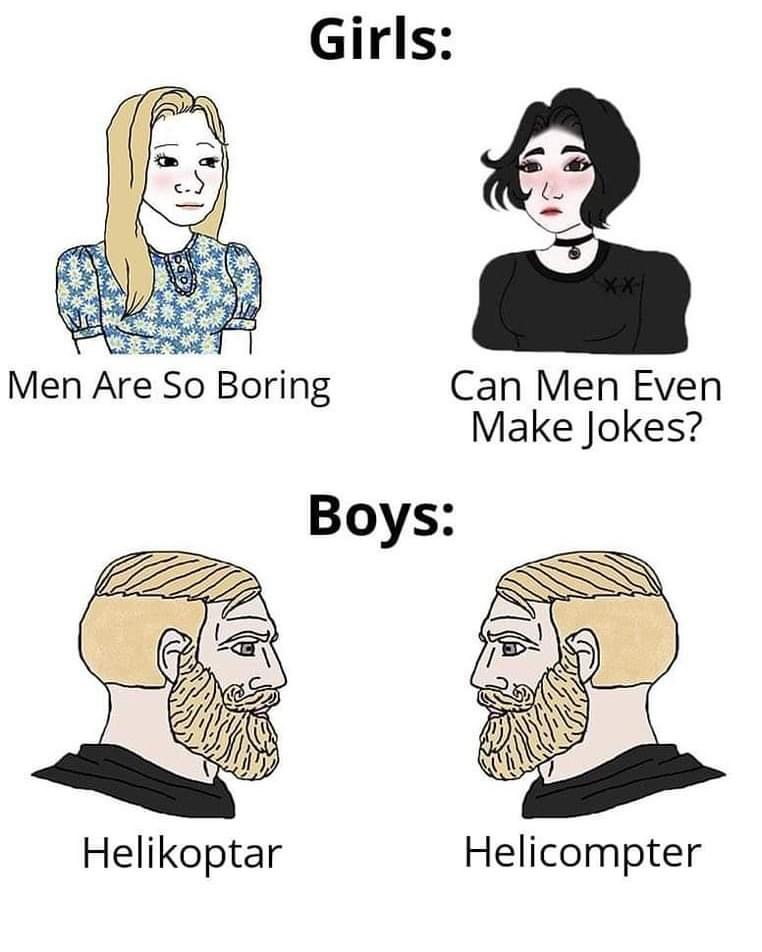 Can men even make jokes Blank Meme Template