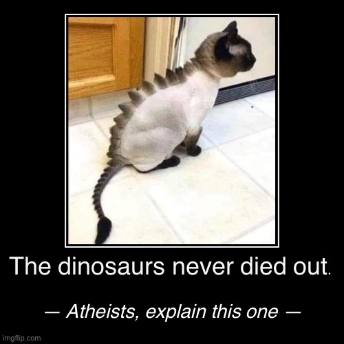 Atheists, e x p l a i n | image tagged in funny,demotivationals,atheists,explain,this,one | made w/ Imgflip demotivational maker
