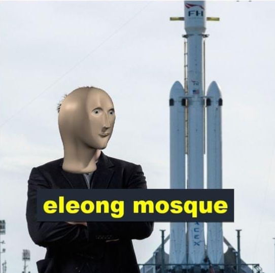 High Quality Eleong Mosque Blank Meme Template