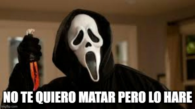 High Quality Ghostface Blank Meme Template