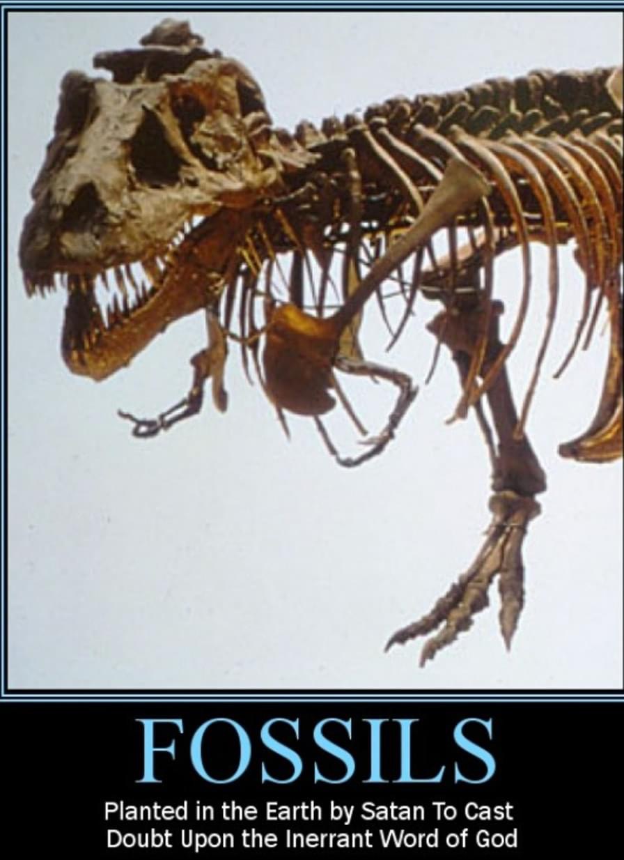 Fossils satan Blank Meme Template