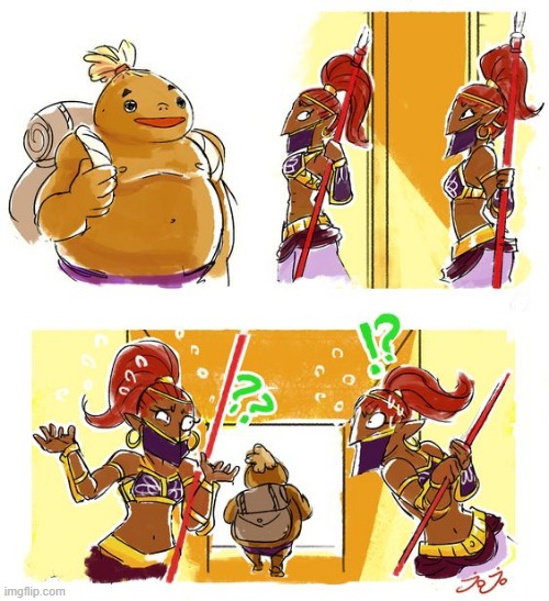MUST BE A NON GENDER | image tagged in the legend of zelda breath of the wild,the legend of zelda | made w/ Imgflip meme maker