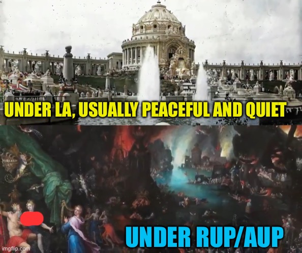 Wubs will lose his crap after seeing chesticles in a painting | UNDER LA, USUALLY PEACEFUL AND QUIET; UNDER RUP/AUP | made w/ Imgflip meme maker