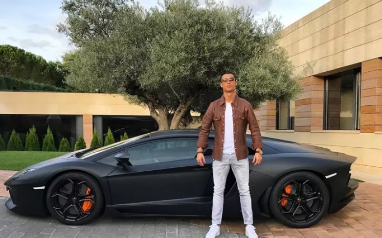 cristiano ronaldo lamborghini Blank Meme Template