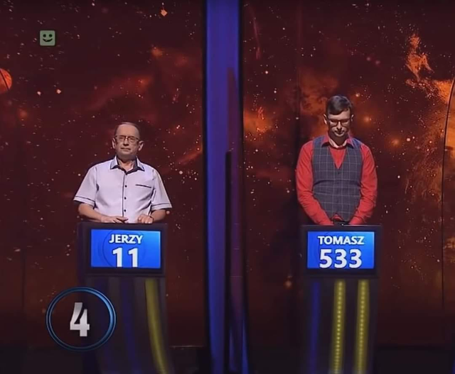 Two Men In A Gameshow Blank Meme Template